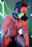 Маска собаки Poundtown Pup Mask 2.0 Neon Green Breedwell