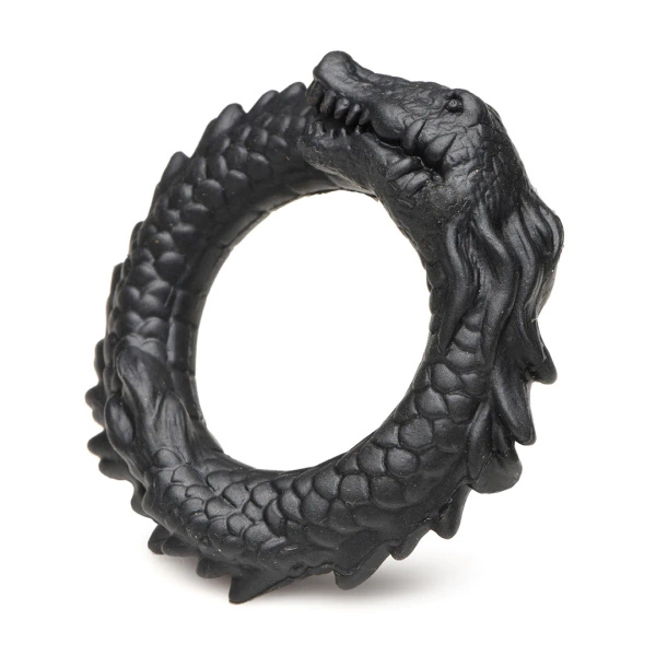 Creature Cocks Black Caiman Silicone Cock Ring