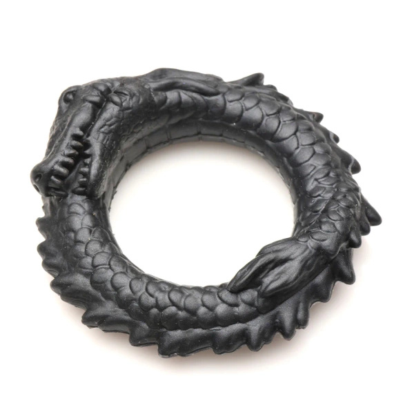 Creature Cocks Black Caiman Silicone Cock Ring