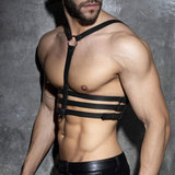 Stack Leather Harness XL/XXL Addicted Fetish 