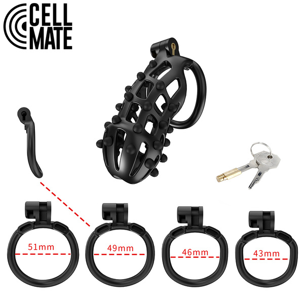 FlexiSpike Chastity Cage Size 4 CELLMATE