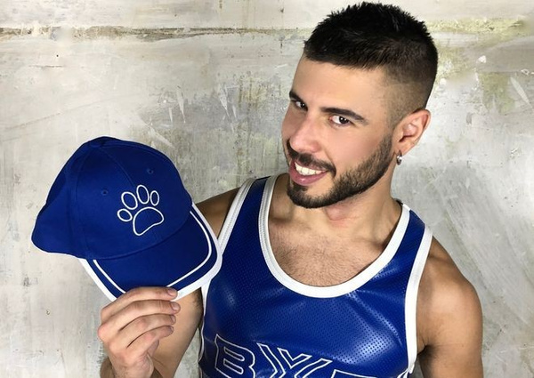 Boxer X-Baseball Cap Royal blue with white X