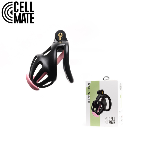 Pas cnoty Centurion Chastity Cage Black Size 1 CELLMATE