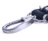 Leather Short Leash White Brutus