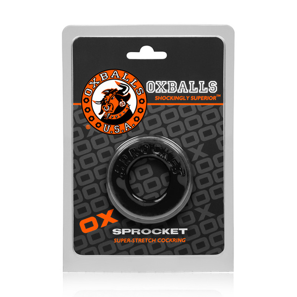 Ерекційне кільце Sprocket Cockring Black Oxballs