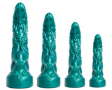 Mr Hankeys Fantasy Dildo Oni Soft Metallic Green Vac XXL