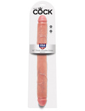 King Cock 16" Thick Double Dildo Flesh