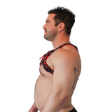 Uprząż Vegan Puppy Harness Black-Red L/XL Brutus