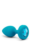 Анальний Пробка Vibrating Jewel Plug S/M Teal b-Vibe