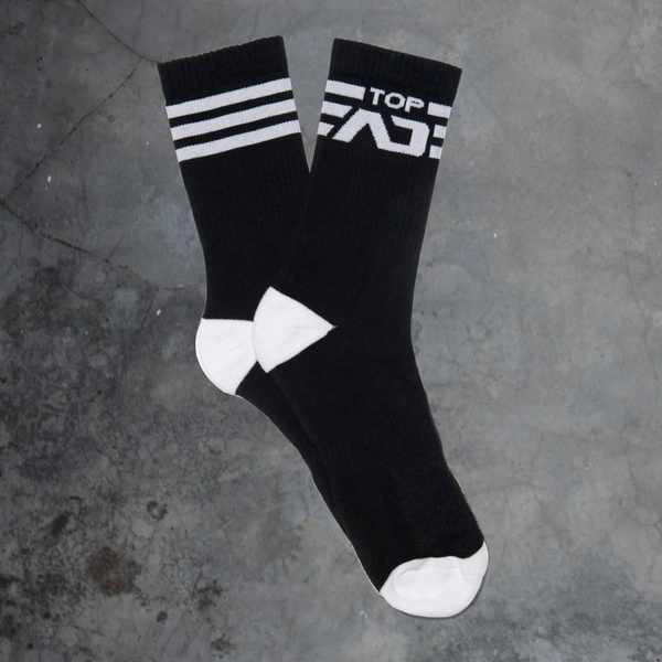 Skarpetki Fetish AD Top Socks Black-White S/M Addicted