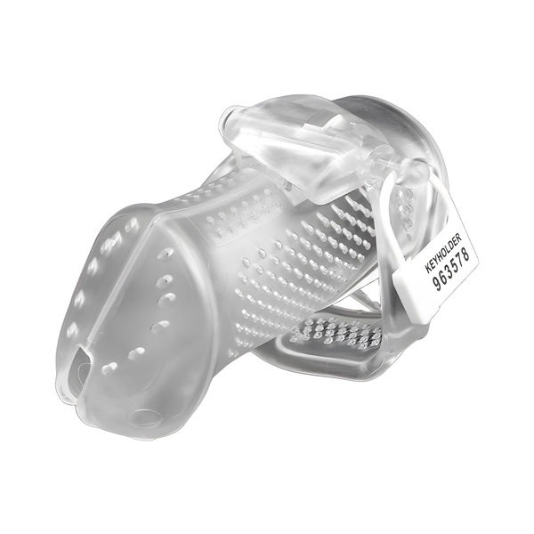 Airmesh Chastity Cage Clear Brutus