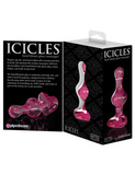 Icicles No. 75 korek szklany różowy