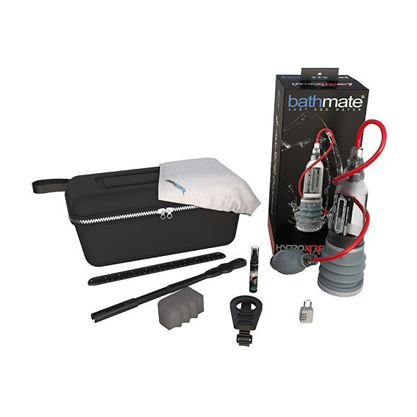 Bathmate HydroXtreme7 Wide Boy Crystal Clear zestaw z pompką wodną do powiększania penisa przeźroczysta