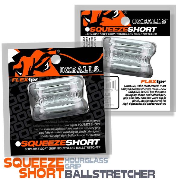 [SIL/TPR] SQUEEZE SHORT Ballstretcher Clear Oxballs