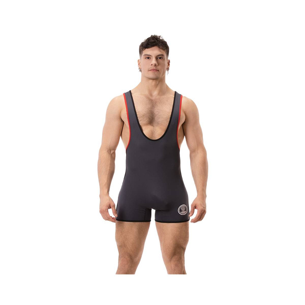 Trykot Singlet Allan Titanium-Black-Red S Barcode Berlin