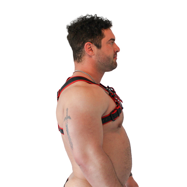 Пояс Vegan Puppy Harness Black-Red L/XL Brutus