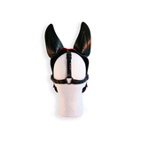 Vegan Pup Hood Black-Red Brutus