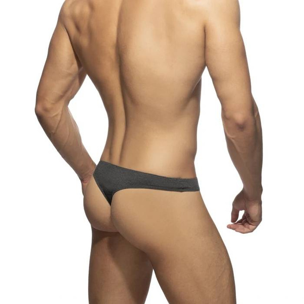 Stringi męskie Cotton Thong Charcoal S Addicted