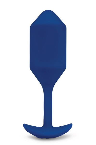 Korek analny Vibrating Snug Plug 4 Navy b-Vibe