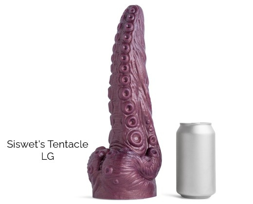Ділдо Siswet's Tentacle Soft Metallic Purple Vac L Mr Hankeys