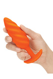 Swirl Texture Plug Orange b-Vibe