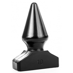 Anal plug AB81 Pop10 16 x 9cm All Black