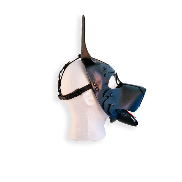 Vegan Pup Hood Black-Black Brutus