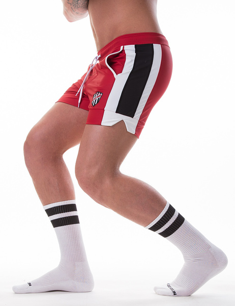 Training socks white with black stripes Barcode Gym Socks white-black S/M