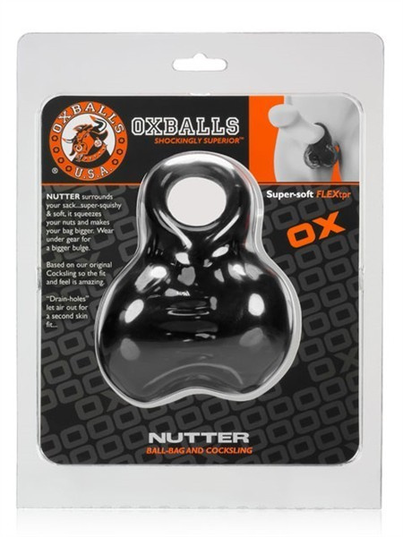 Сумка для яєць з кільцем Nutter Black Oxballs