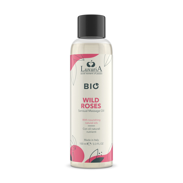 Olejek Do Masażu Luxuria Bio Oil Wild Roses 100 Ml IntimateLine