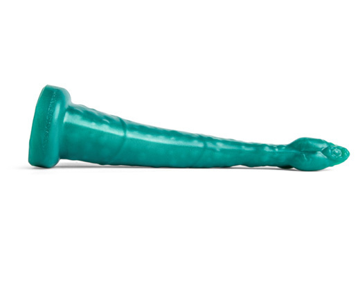 Mr Hankey's Fantasy Dildo Sigmaloid Med Metallic Green Vac M/L