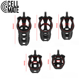 Пас цноти Guardian Chastity Cage Black Size 0 CELLMATE