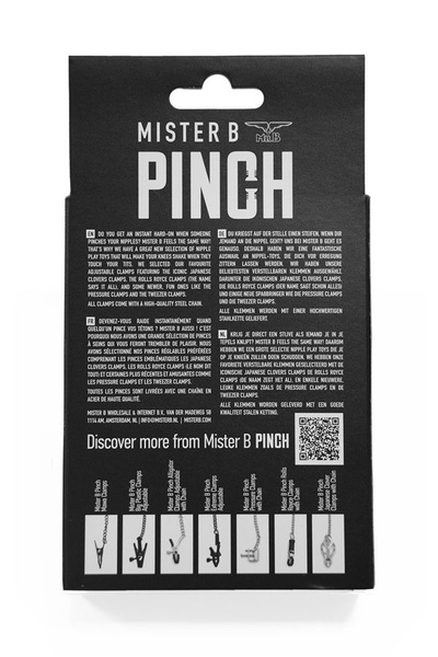 Pinch Mawa Nipple Clamps Mister B