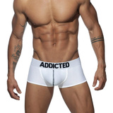 Bokserki męskie Push Up Mesh Trunk White M Addicted