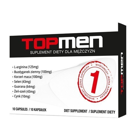 Topmen Додаток до раціону для ерекції 10 капсул SHS