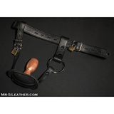 Mr-S-Leather Deluxe Locking Butt Plug Harness L/XL