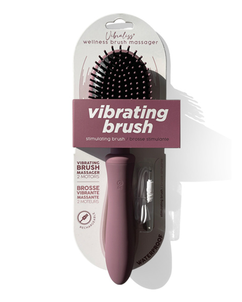 Wibrująca Szczotka Do Włosów Vibrating Brush Rose Pudre Vibraliss