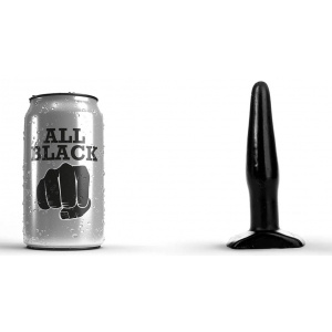 Anal plug AB28 Tiny 10.5 x 2.5cm All Black