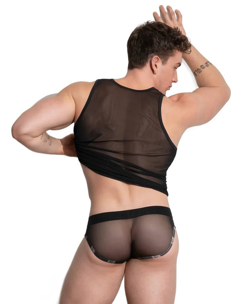 Aspen Mesh Tank Top Black Xxl CellBlock13