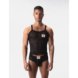 Barcode Tank Top Kei Black S