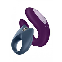 Zestaw wibrator i pierścień erekcyjny Satisfyer Partner Box 2