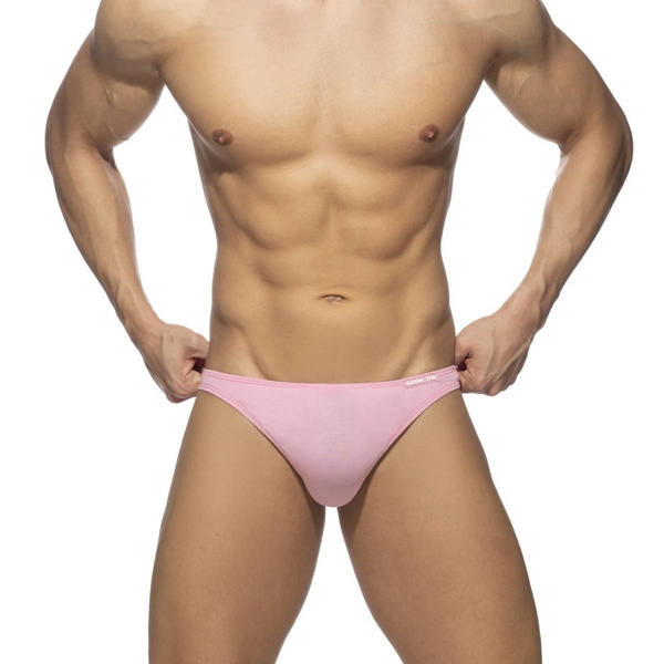Stringi męskie Cotton Thong Baby Pink M Addicted