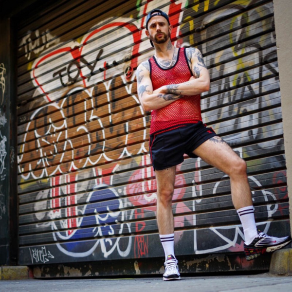 Tank Top Slut Vest - Red M Boxer Barcelona