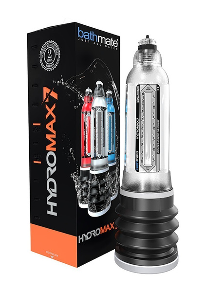 Hydromax7 Crystal Clear Pompka Wodna Do Powiększania Penisa Przeźroczysta Bathmate