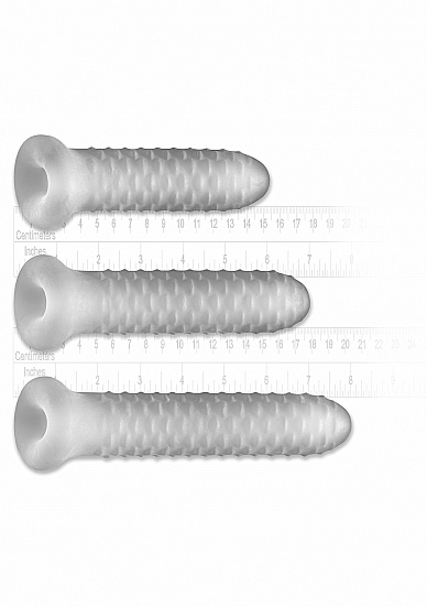 Przedłużka na penisa PF Fat Boy Checker Box Sheath Clear