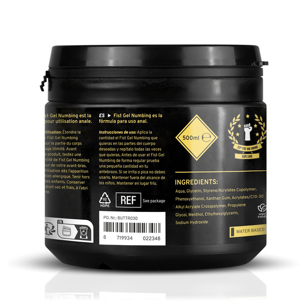Гель для фістингу знеболюючий Fisting Gel Numbing 500ml BUTTR