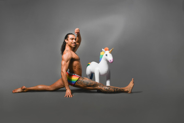 Andrew Christian Pride Stripe Brief Multi S