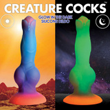 Creature Cocks Space Cock Glow in the Dark Silicone Alien Dildo