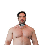 Нашийник Vegan Puppy Collar Black-White Brutus