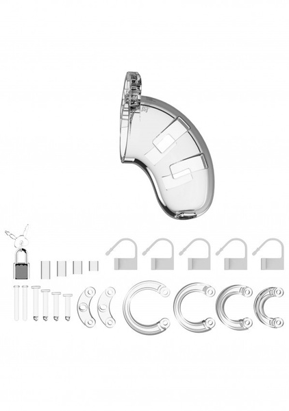 Man Cage Chastity Model 01 Transparent pas cnoty przeźroczysty